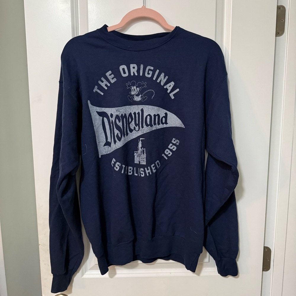 Disneyland Navy Crewneck Sweater for Men